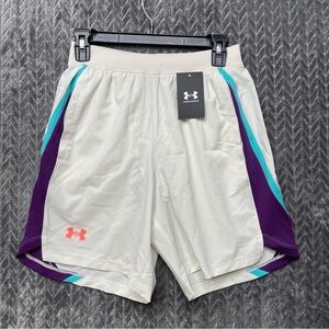 Under Armour Men's Running Shorts Fitted, Heatgear, Lined 7" Inseam, Size Small